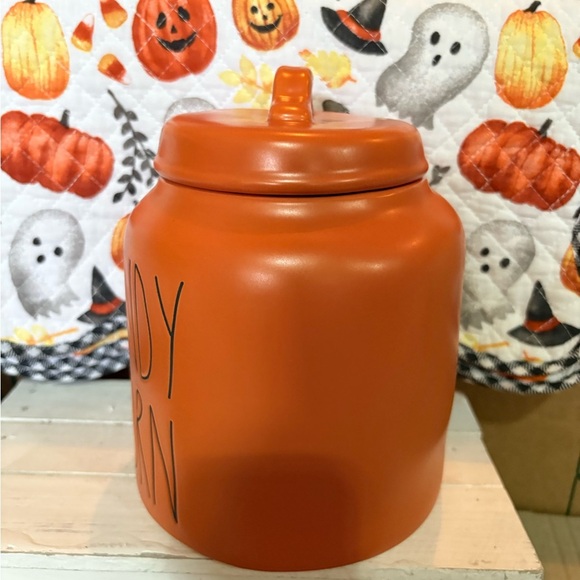 Rae Dunn Orange CANDY CORN Canister - Picture 4 of 4